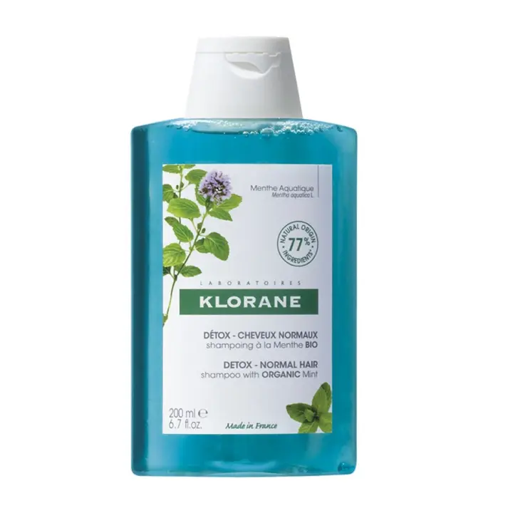 Klorane Menta Acuática Detox Champú 200 ml - 1