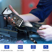 Cámara De Endoscopia Con Luz 1920P HD Borescope 8 Luces LED Ajustables Dual Lente IP67 Impermeable Cámara De Inspección - details 10