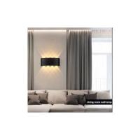 Luces de pared ajustadas para balcón, Sala de estar, pasillo, dormitorio, Porche, Aluminio Negro 1 Luces LED de pared para exterior, interior, impermeable, IP65, Modernos - details 1