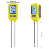 Probador De Suelo Con Pantalla LCD 4 En 1 Detector De Nutrientes Y Fertilizantes Para Jardín Y Granja Medidor De Temperatura Rango 0-1999mg/kg - details 8