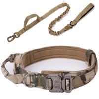 Juego De Collar Y Correa Para Perros De Nylon Resistente Con Reflejante Tactical Entrenamiento Gran Tamano Dispositivo Inteligente No Personalizado Padded Quick Release Todas Las Estaciones - details 20