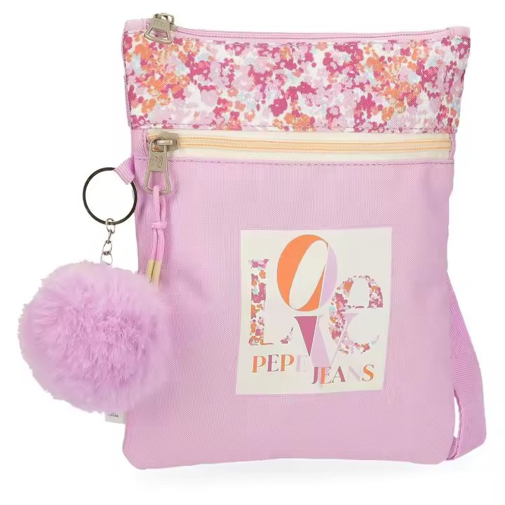 Pepe Jeans Bolso Bandolera Poliéster Sandra Rosa - 1