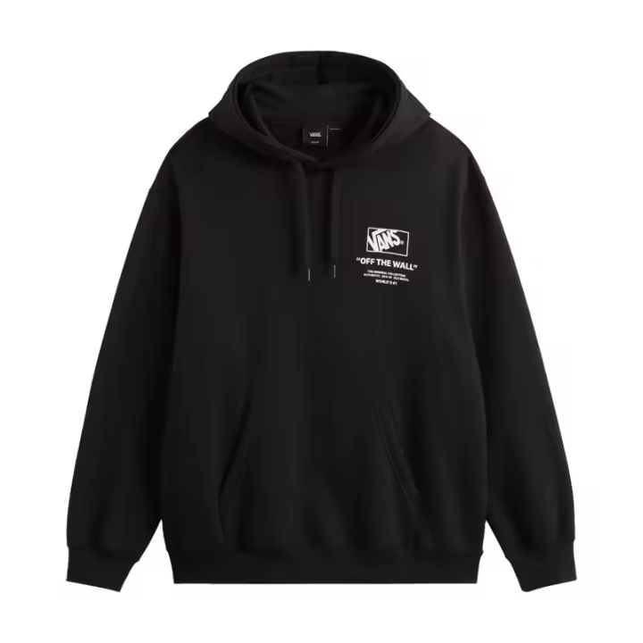 Sudadera Negra Vans Stockpile Black Original y Resistente - 1
