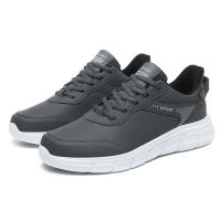 Zapatos De Correr Para Hombre Impermeables Resistentes Al Desgaste Talla Grande 48 Cuero Sintético Transpirables Para Atletismo Y Deporte Casual - details 23