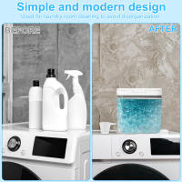 Contenedor De Tabletas De Lavandería 2.8L/4.5L/5.5L Caja De Almacenamiento Transparente Con Tapa Y Sistema Pop-Up Para Habitación Y Cocina - details 7