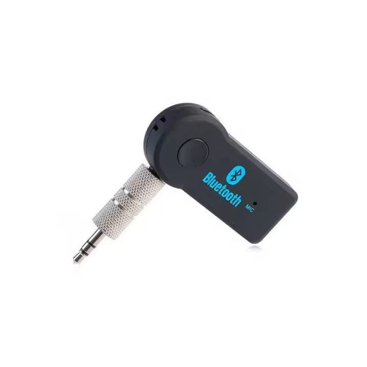 Adaptador receptor de audio Bluetooth ⋆ Inalámbrico para coche con entrada Jack 3.5mm aux ⋆ Manos libres ⋆ Incluye cable ⋆ Ideal para música sin cables desde tu móvil ⋆ Fácil uso ⋆ Compatible con Android y Apple ⋆ ENVÍO DESDE ESPAÑA - 1