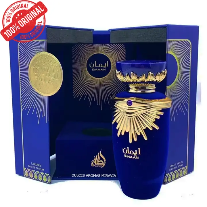 Emaan de Lattafa Perfume Árabe Mujer Original Elegante Floral - 100ml - 1