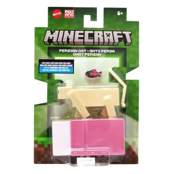 Mattel Minecraft Figura Gato Persa JCN30 - 1