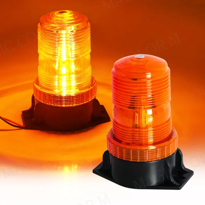 Luz De Advertencia Estroboscópica LED De Alta Potencia Para Camión Escuela Autobús Con Emergencia Amarela Azul Roja 12-24V 48V 60V 80V 30 LED - 1