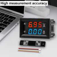 Voltímetro Digital DC0-100V 10A 50A 100A Con Pantalla LED Para Coches Motos Y Electromóviles Medidor De Voltaje Y Corriente - details 4
