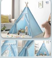 Carpa Portátil Para Niños Teepee Tenti Infantil Casa Para Niña Y Niño Decoración Alfombra Regalo De Navidad Accesorio Fotografía - details 3