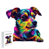 Rompecabezas De Madera En Forma Irregular De Perro Juego Para Adultos Y Jóvenes Regalo Personalizado Único Y Elegante - details 0