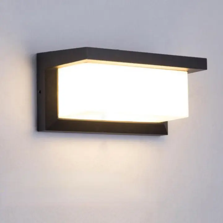 Lámpara De Pared Exterior LED Impermeable Con Sensor De Movimiento Luz De Iluminación Exterior Para Porche Moderno Estilo - 1