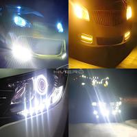 2Pcs DRL 18MM Lámparas De Ojo De Águila Para Coche Con Carcasa De Plata LED De Día Para Automóviles Luz De Parada Retroiluminación Universal 12V 9W - details 14