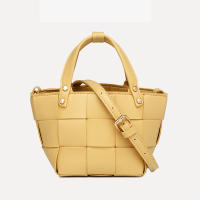 Bolso De Hombro Versátil Para Mujer 2025 Moda Nueva Bandolera Tejida Bolsa De Mano Bolsa De Tote Material Principal PU Con Lining De Poliéster - details 1