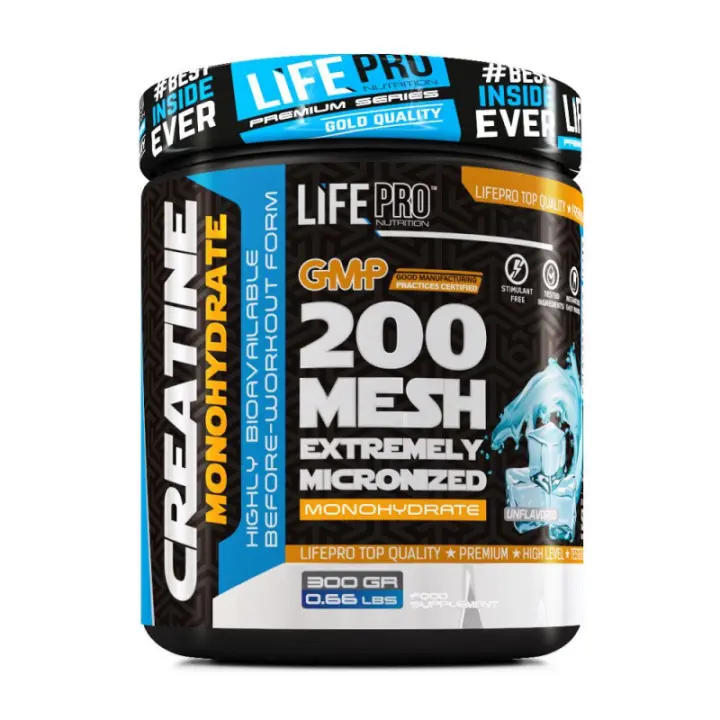 LIFE PRO CREATINE MONOHYDRATE 300G - 1