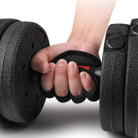 Guantes De Gimnasio Para Halterofilia Y Powerlifting Transpirables Con Palma De Cuero Protección Horizontal Para Hombres Y Mujeres - details 1