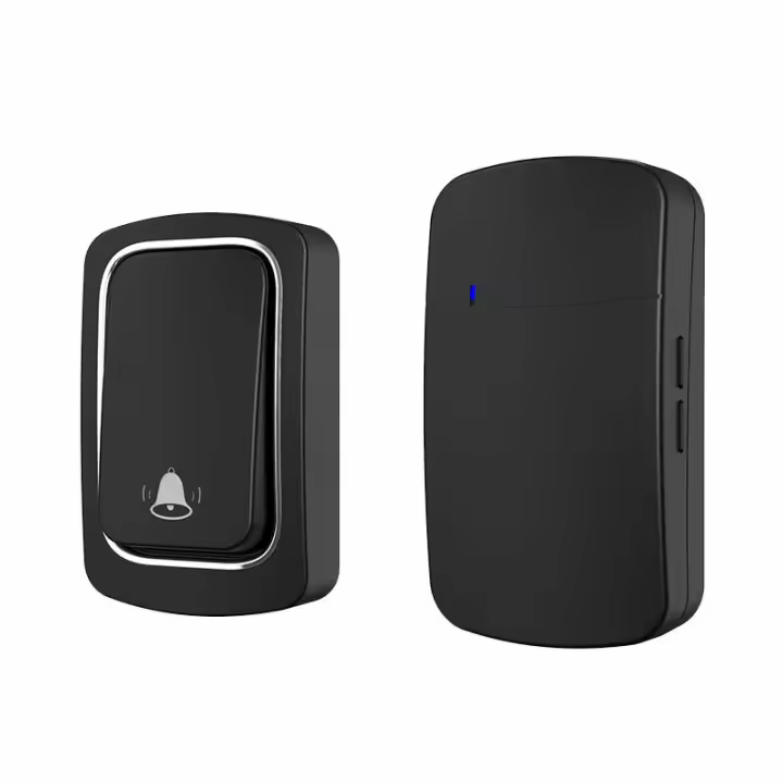 Campana De Puerta Inalámbrica a Energía Cinética Impermeable Sin Batería Con 38 Sonidos Y Volumen Alto Self-Powered Door Bell - 1