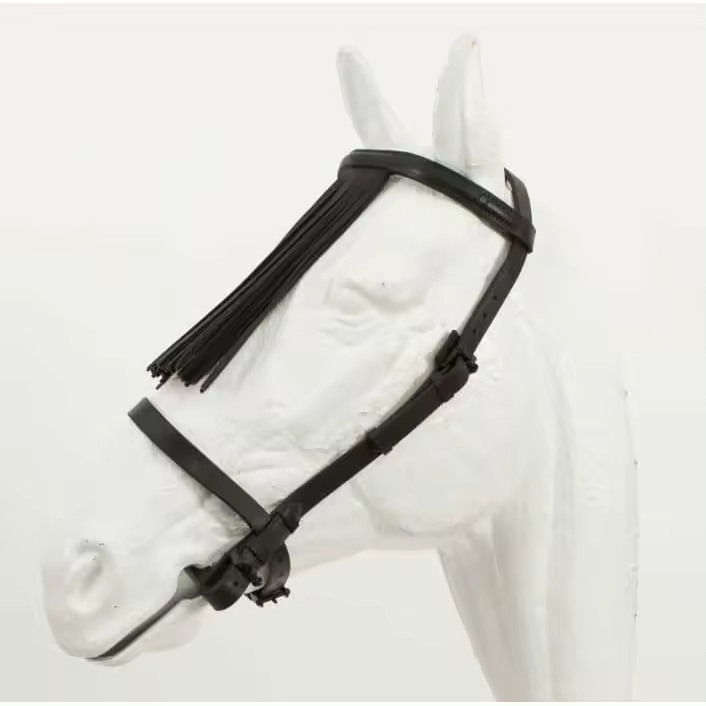 CABEZADA VAQUERA ALOMADA PROTECCION HEBILLA KAMELL (FULL NEGRO) - 1