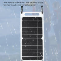 Panel Solar Portátil 5V 10W Cargador USB Para Teléfonos Móviles Y Viajes Al Aire Libre Panel Solar Micro De Carga Rápida - details 2