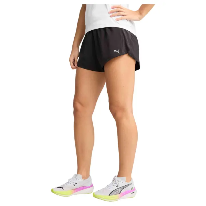 Pantalon Corto Puma Run Velocity 3 para mujer en color negro - 1