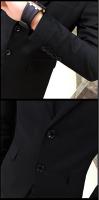 Traje Elegante Para Hombre (Blazer+ Pantalones) Moda Negocios Coreana Ajustado Para Boda Traje Profesional De Gentleman - details 16