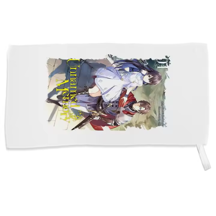 MERCHANDMANIA TOALLA PEQUEÑA ABSORBENTE Unnamed Memory isekai magia heroe serie anime suave personalizada con cinta elastica - 1