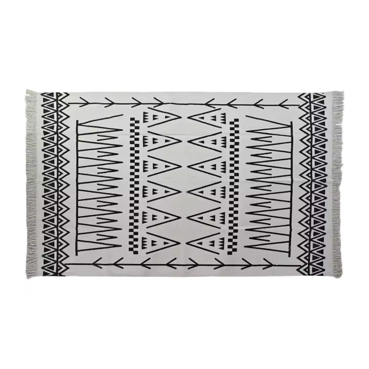ALFOMBRA ALGODON 120X180X0,7 1000 GSM IKAT IMPRESO TX192798 - 1