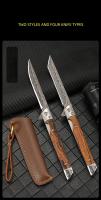 Cuchillo Plegable De Alta Dureza Para Exteriores EDC Cuchillo De Bolsillo Afilado Para Frutas Multiusos Para Camping Y BBQ - details 1