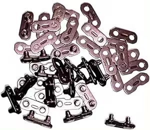 MAMIGA - KIT 20 UNIONES CON REMACHE PARA CADENA DE MOTOSIERRA 1/4" - 1,3mm - TITANIO - 511104 - 1
