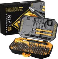 Juego De Destornilladores De Precisión 145 En 1 Para Reparación Electrónica Con 132 Bits Y Cargador Magnético Kit De Herramientas Profesional Con Mango Magnético - details 0