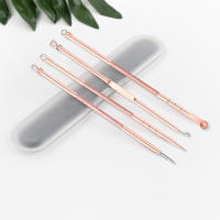 IMAGIC Set De 4 Piezas De Agujas De Acero Inoxidable Para Eliminación De Quistes Y Puntos Negros Limpieza De Poros Herramienta De Cuidado De La Piel Para El Rostro - details 7