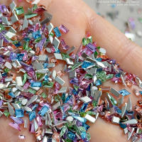 Colección De 50pcs De Cristales De Rhinestones Miniatura Y Brillante Para Decoración De Manicura Lujo Colores Mixtos Accesorios De Uñas - details 10