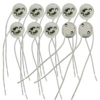 10PCS Soporte De Bombilla GU10 Para Bombillas De Cerámica Halógena Y Tiras LED Conector De Cable Base De Soporte Para Lámparas - details 7