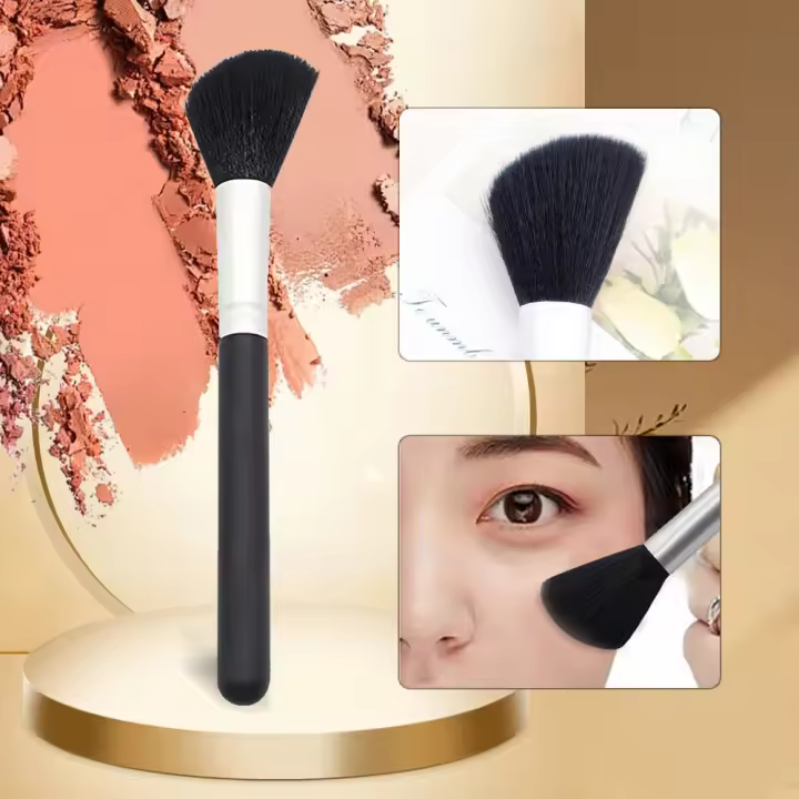 Cepillo De Maquillaje Profesional Para Rostro 1 Pieza Para Fundamento Contorno Líquido Blending Corrector Cepillo De Maquillaje Para Mujeres - 1