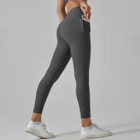 Leggings Para Mujer Con Bolsillos Pantalones De Yoga Para Gimnasio Deporte Fitness De Cintura Alta Control De Abdomen Para Correr Entrenamiento - details 7