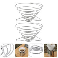 Soporte De Filtro De Café Plegable De Acero Inoxidable Para Exteriores Reutilizable Para Camping Y Picnics Sin Descartables - details 0