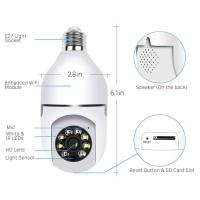 Cámara PTZ 1080P Tuya Con Visión Nocturna Y Audio Bidireccional Luz E27 WiFi Seguridad Doméstica Cámara De Vigilancia CCTV Inalámbrica - details 9