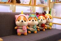 Muñeco De Peluche De 25cm Squirrel Shiba Inu Perro Corgi Cojín Suave Para Niños Regalo De Navidad Kawaii Valentin - details 8