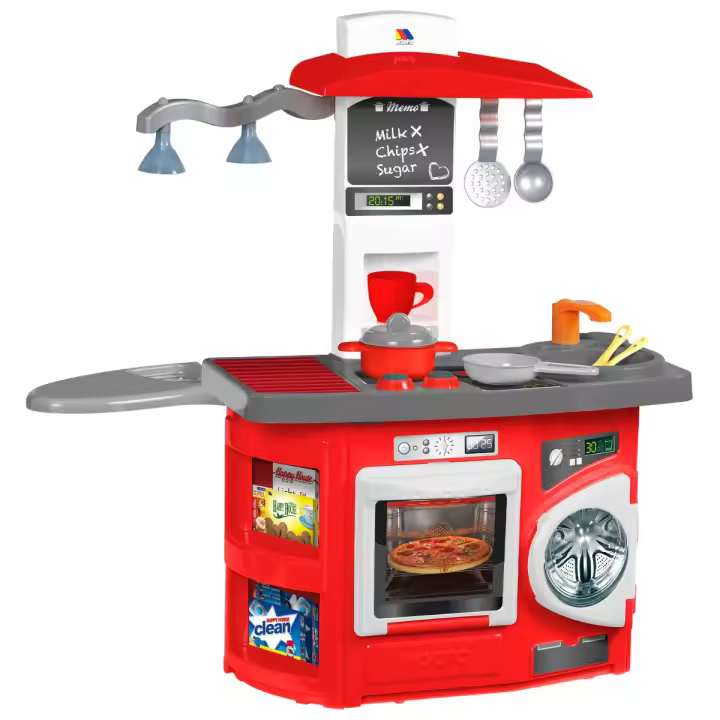 MOLTO Cocina de juguete Molto Kitchen Electrónica Roja - 1