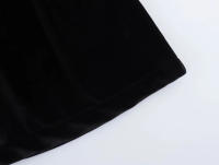 Vestido Mini Vintage TRAFZA Para Mujer Con Hebilla Y Cuello Abierto Estilo Casual Elegante Verano 2024 Fiesta Noche - details 4