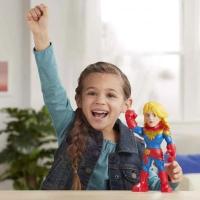 HASBRO - Figura Capitana MARVEL - Figura articulada - Coleccionable - Marvel Super Hero Adventures - Mayores de 3 años - details 0