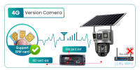 Cámara De Seguridad Solar WiFi Exterior Con Lente De 3 Enlaces Zoom 10X Vigilancia CCTV IP Para Hogar Inteligente Protección Video - details 3