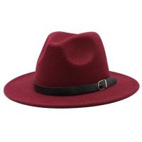 Sombrero De Paja Negra Para Hombres Y Mujeres Estilo Jazz Moda Casual Para Exteriores Primavera Verano Mezcla De Lana Y Poliéster - details 7