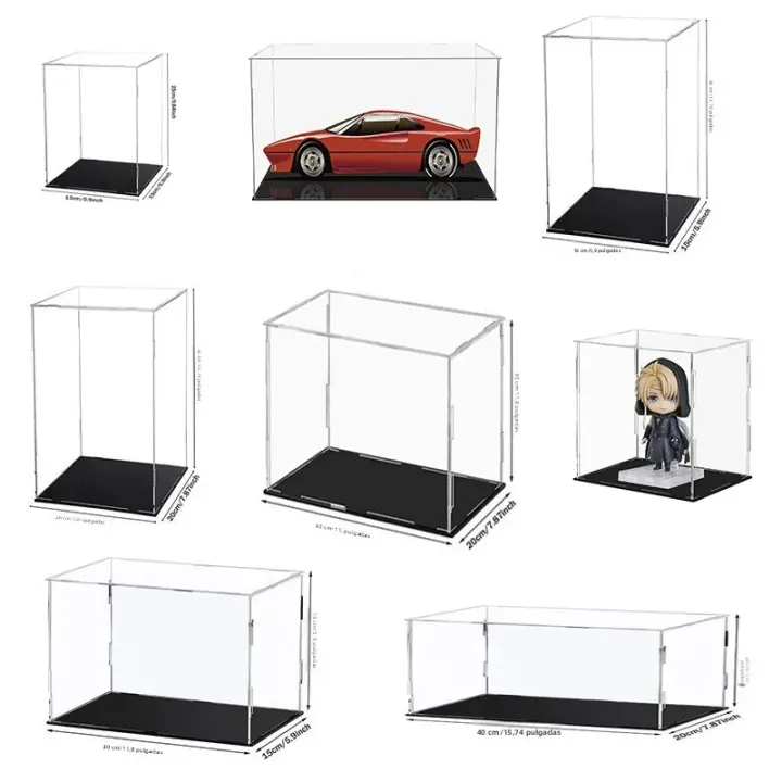 Caja De Exhibición De Acrílico Para Coleccionables Organizador De Juguetes Ecológico Y Plegable Para Joyería Artesanías Y Memorabilia - 1