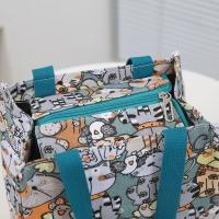 Bolsa De Almuerzo Grande Y Aislada Con Estampado De Dibujos Animados Bolso Termo Para Escuela Trabajo Viajes Y Picnics - details 7