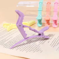 6pcs Pinzas De Crocodilo Para Peluqueria Profesional Fijas Para Zonas Especiales Uso En Salones De Peluqueria Y Wigs De Cabello Real - details 3