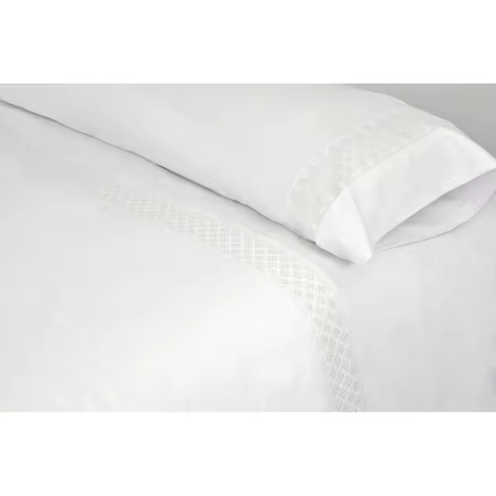 Juego de funda nórdica Pierre Cardin ELISA Blanco Cama de 135 2 Piezas - 1