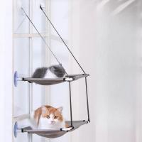 Cama De Gato Colgante Para Ventana Hamaca Solar Asiento Doble De Túnel Con Adhesivo En La Pared Sofá Para Gatos Tamaño 51x31cm - details 17