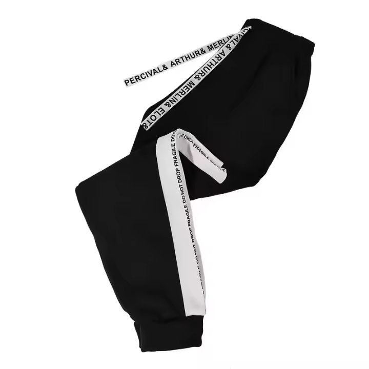 Traje De Deporte Para Hombre Con Sudadera De Capucha Y Pantalones Calientes De Calidad Para Otoño E Invierno Estilo Hip Hop Suéter De Cuello Redondo Y Cierre De Cremallera - 1